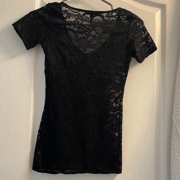 Talula black lace top xxs - Picture 3 of 3